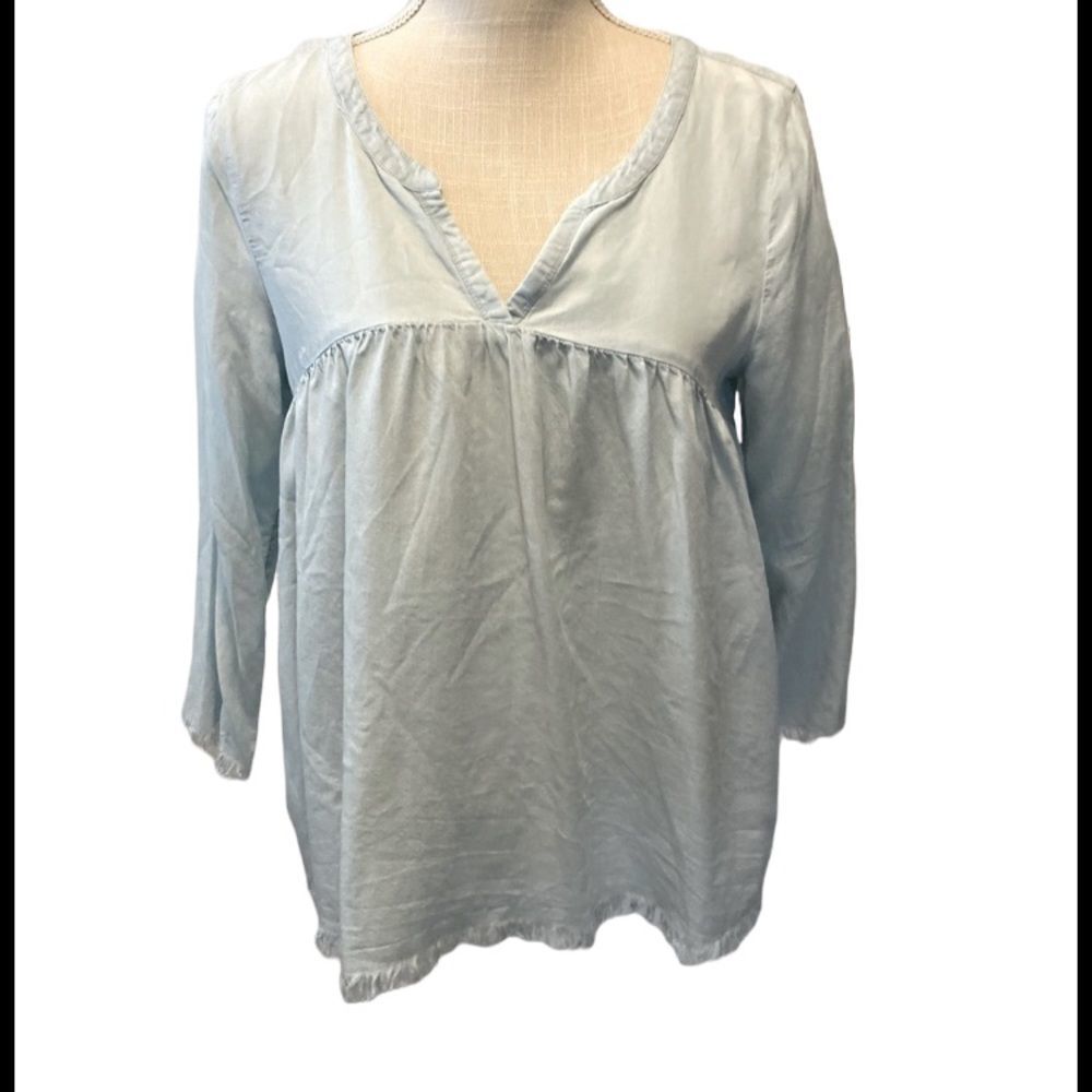 Aerie light Blue boho Tunic Medium